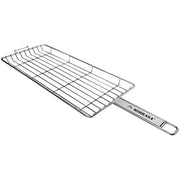 Mibrasa Stainless Steel Grill Basket, 6 11/16" x 15 11/16", Silver - 13/16"