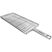 Mibrasa Stainless Steel Grill Basket, 6 11/16" x 15 11/16", Silver - 13/16"