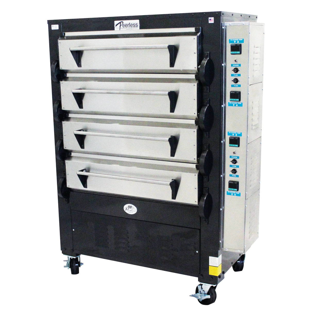 Peerless Ovens 2324PE Pizza Deck Oven, 46 1/2" Wide, 240V 3 phase - 29.6kW