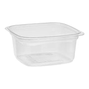Pactiv PET Plastic Deli Container, 4" x 4", Clear - 12 oz.