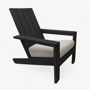 Outdoor Interiors 78920 Siena Adirondack Chair, 27" Wide - Black