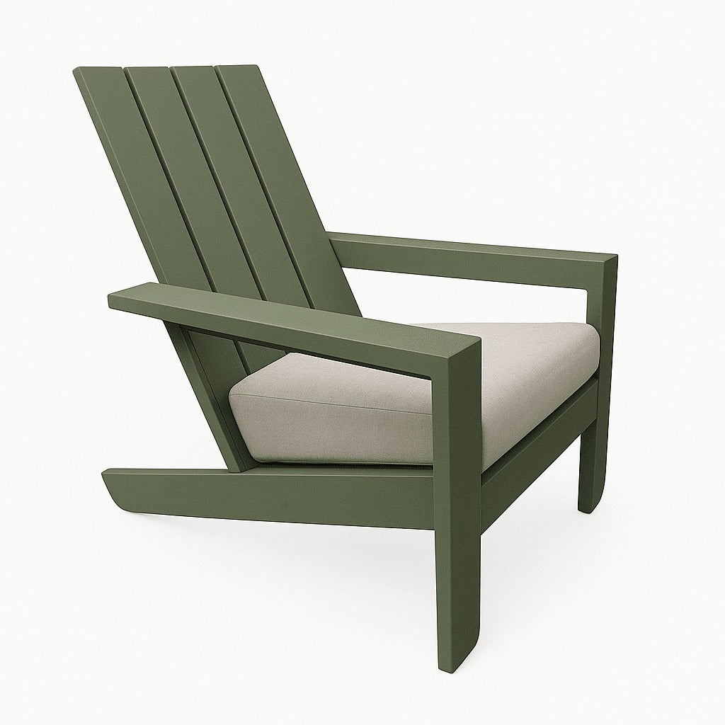 Outdoor Interiors 78920 Siena Adirondack Chair, 27" Wide - Green