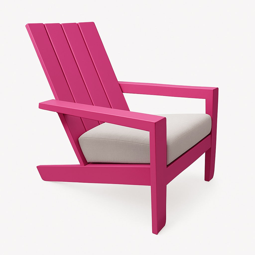 Outdoor Interiors 78920 Siena Adirondack Chair, 27" Wide - Pink
