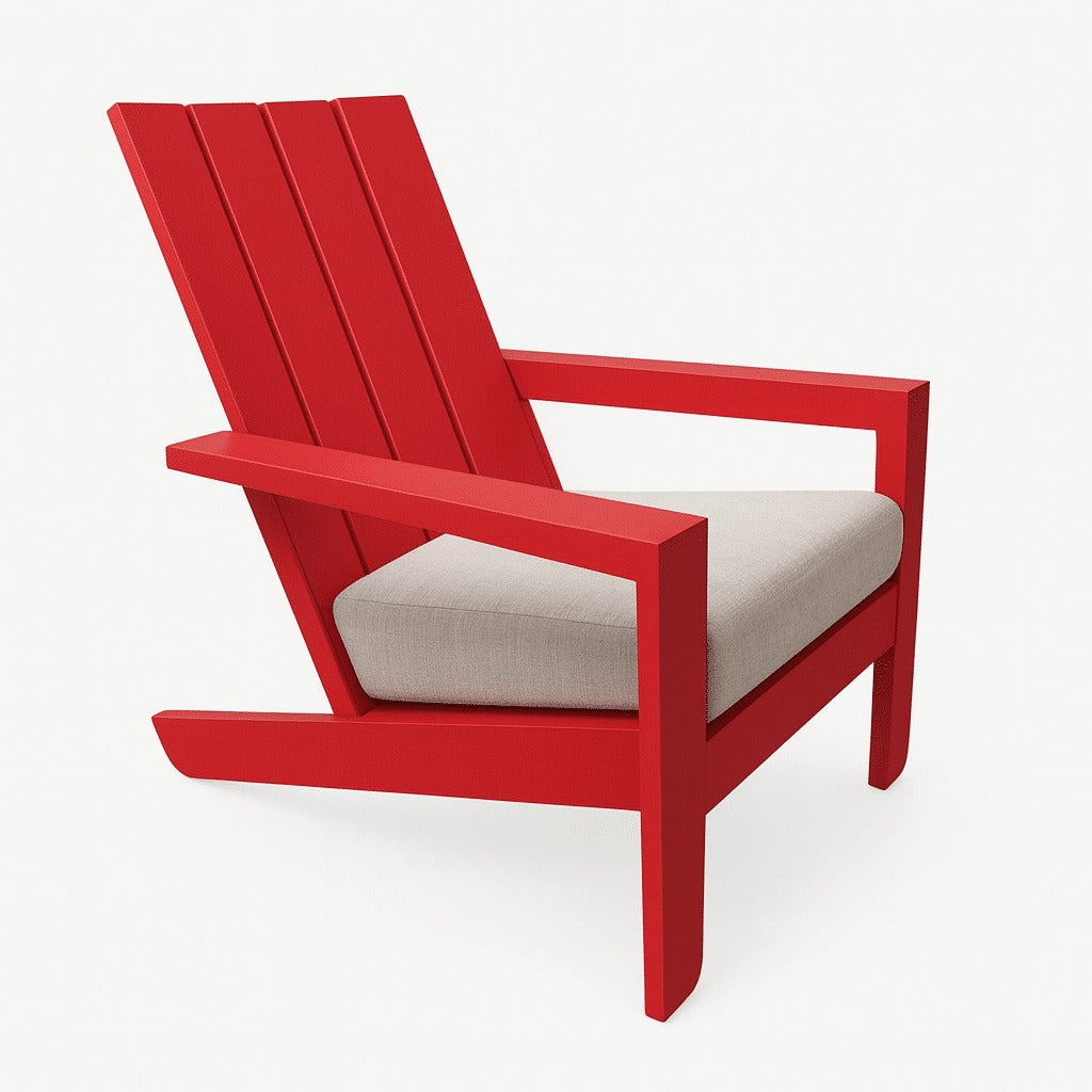 Outdoor Interiors 78920 Siena Adirondack Chair, 27" Wide - Red