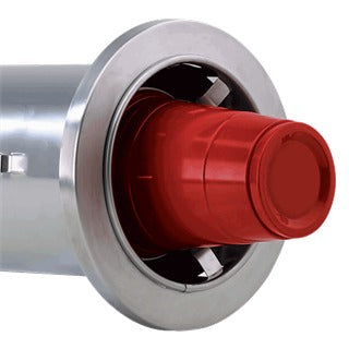 Dispense-Rite ADJ Stainless Steel In-Counter, 22 9/16" Long, Silver - 6 7/8"