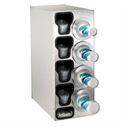 Dispense-Rite BFL-C Cup Dispensing Cabinet, 13" Wide, Silver - 32 1/2"