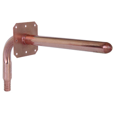 Sioux Chief Copper Out Elbow, 3 1/2" High - 6" Feet Feet
