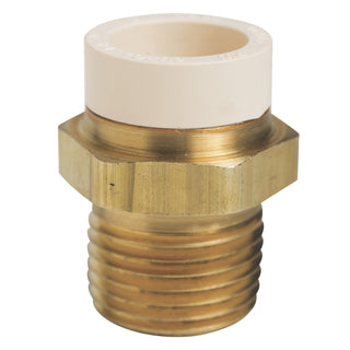 Sioux Chief 646-CG3 Brass Straight Adapter, 1 3/8" x Feet Feet Inches Inches - Default Title
