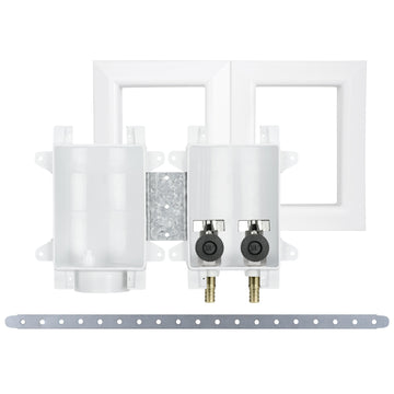 Sioux Chief 696 ABS Plastic Outlet Box, 11 1/2" Wide, White - Crimp