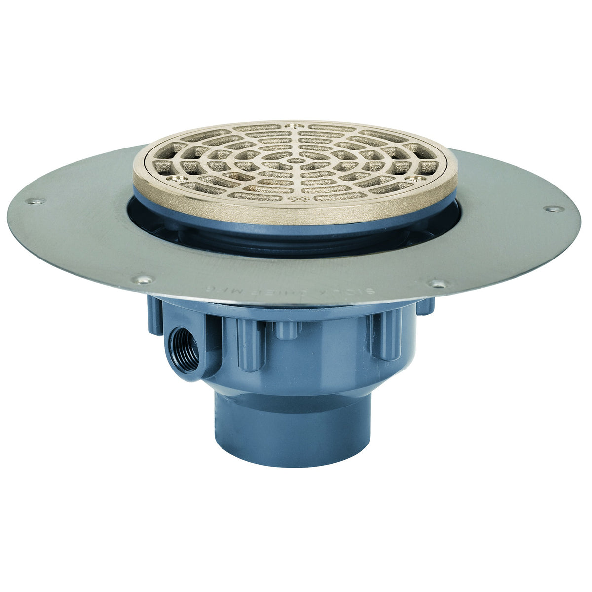 Sioux Chief 822 Floor Drain, 4 3/8 - 4 7/8" High - 5 1/2"