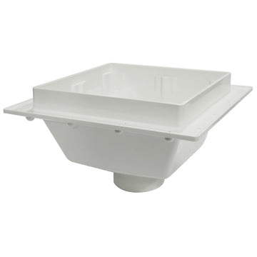 Sioux Chief 861 PVC Floor Sink, 14 1/8" x 14 1/8" - 7 7/16"