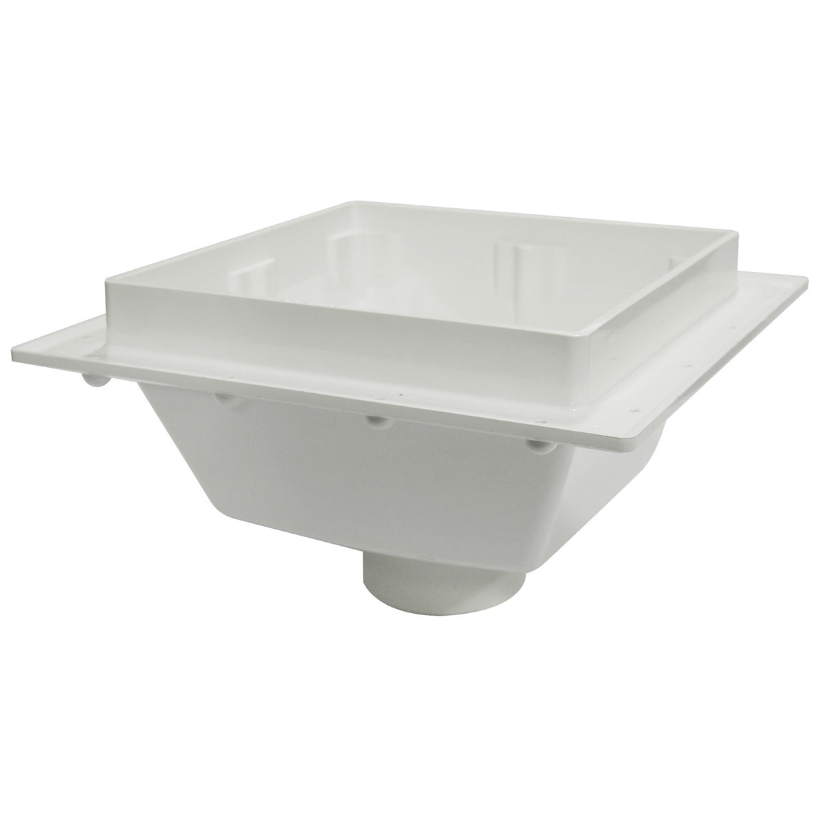 Sioux Chief 861 PVC Floor Sink, 14 1/8" x 14 1/8" - 8 5/16"