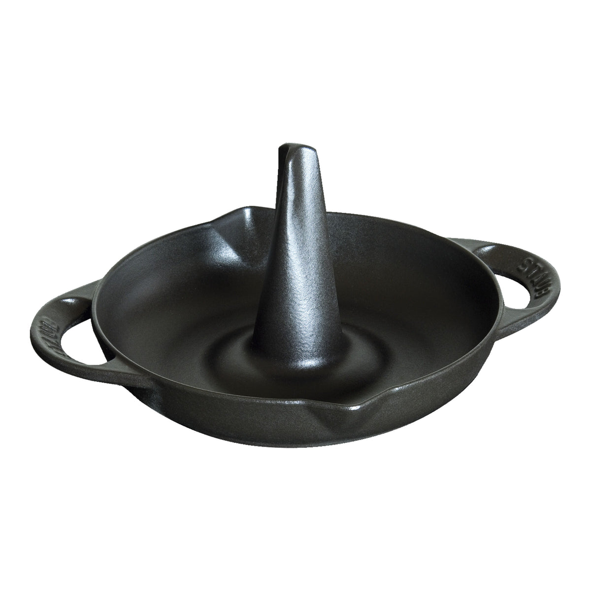 Staub 1003952 Cast Iron Roaster, 1.06 qt., Black - Default Title
