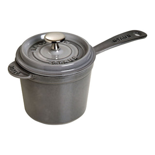 Staub Cast Iron Sauce Pan, 8 oz. - Gray