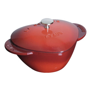 Staub 1004187 Cast Iron Dutch Oven, 1.75 qt., Red - Default Title