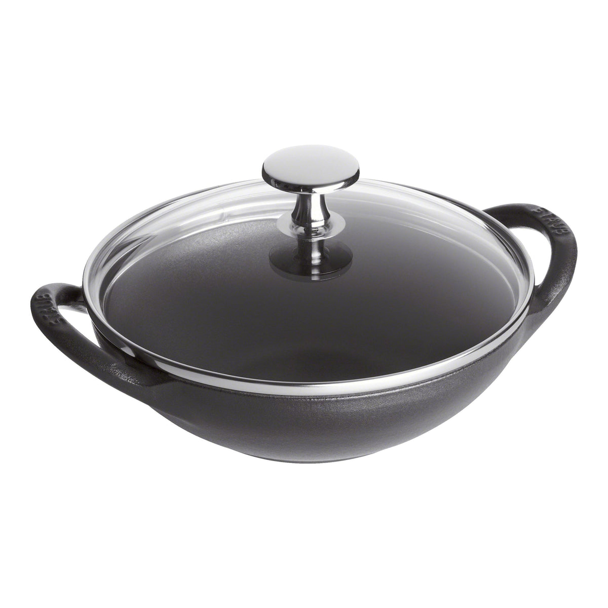 Staub Cast Iron Wok, 22 oz. - Gray