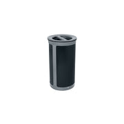 Rubbermaid Enhance Stainless Steel Decorative Trash Can, 23 gal. - Black