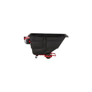 Rubbermaid Plastic Trash Cart, Black - 57 5/16"