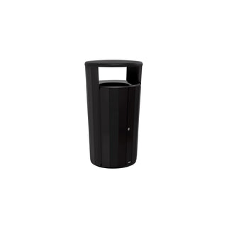 Rubbermaid Resist Steel Trash Can, Black - 33 gal.