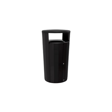 Rubbermaid Resist Steel Trash Can, Black - 33 gal.