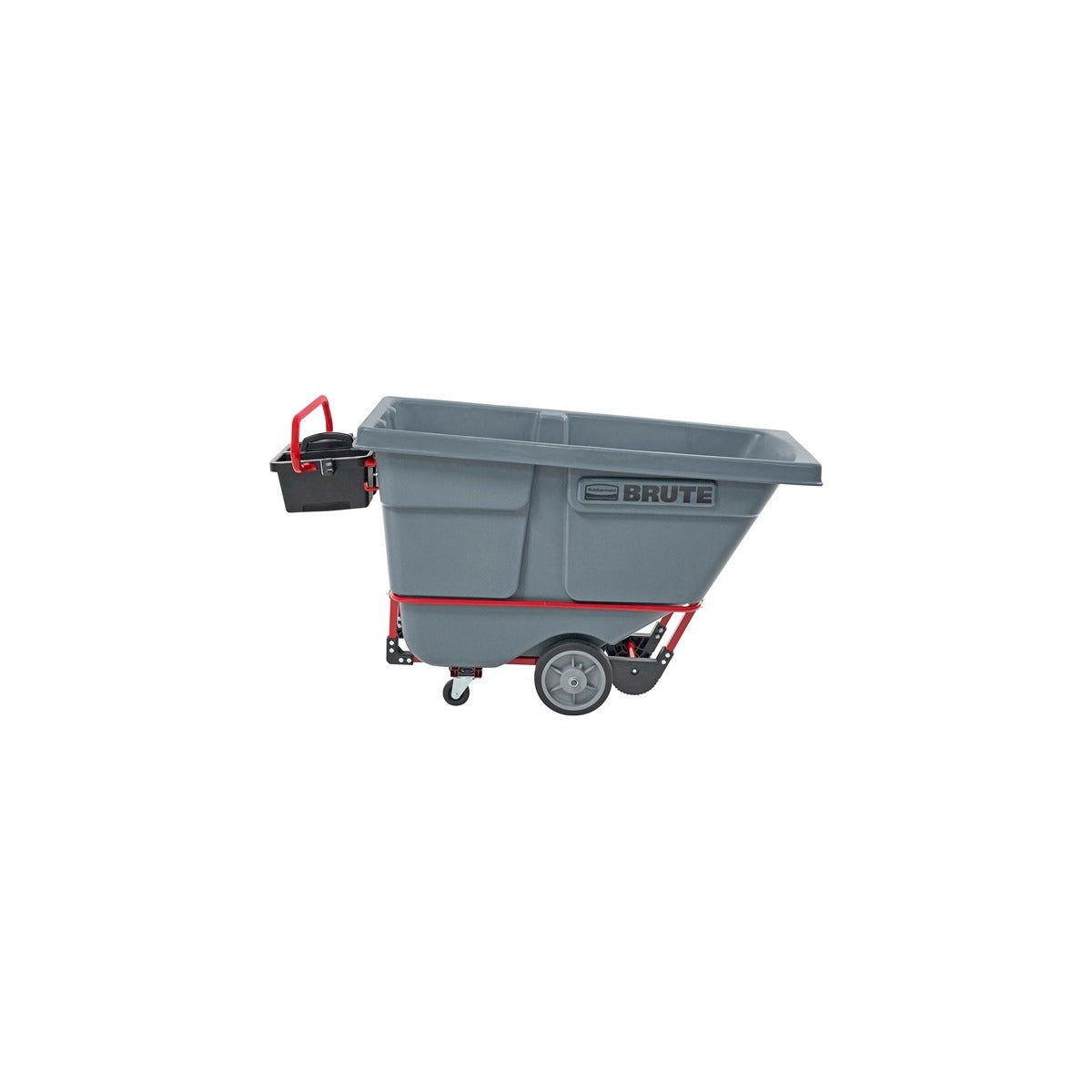Rubbermaid Brute Heavy Duty Plastic Trash Cart, Gray - 36"