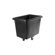 Rubbermaid Heavy Duty Plastic Cube Truck, Black - 42 13/16"