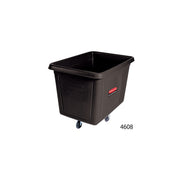 Rubbermaid Heavy Duty Plastic Cube Truck, Black - 48"