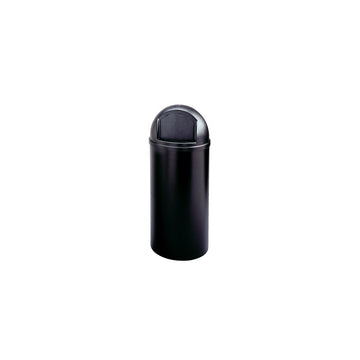 Rubbermaid Heavy Duty Plastic Trash Can, 15 gal. - Black