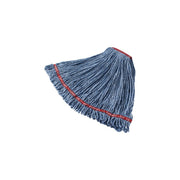 Rubbermaid Swinger Loop Cotton Blend Wet Mop Head, 24 oz. - Green Red