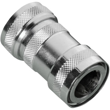 Vikan 880702 Chromium-Plated Brass Coupling, 1" Diameter, Silver - Default Title
