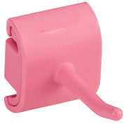 Vikan Plastic Wall Bracket, 3 1/8" x 1 5/8" - Pink