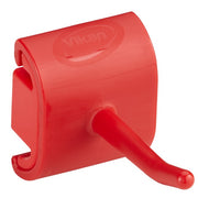 Vikan Plastic Wall Bracket, 3 1/8" x 1 5/8" - Red