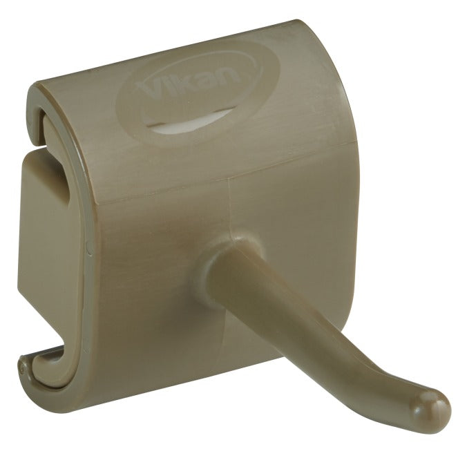 Vikan Plastic Wall Bracket, 3 1/8" x 1 5/8" - Brown