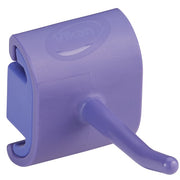 Vikan Plastic Wall Bracket, 3 1/8" x 1 5/8" - Purple