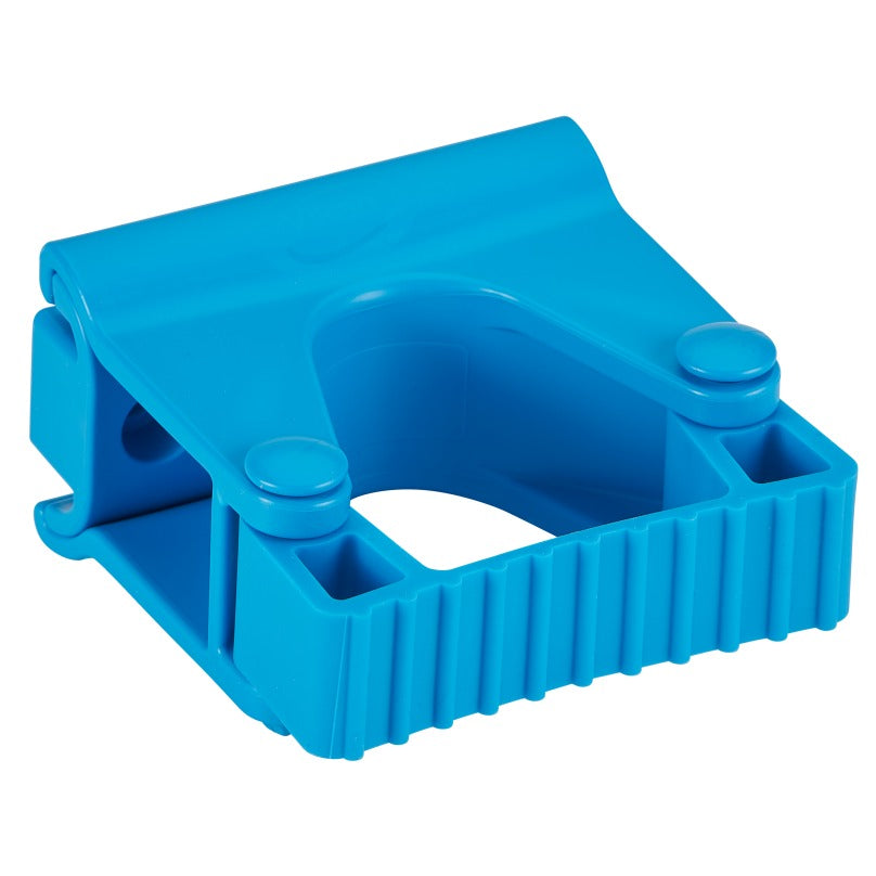 Vikan Wall Bracket, 3 7/16" x 3 1/4" - Blue