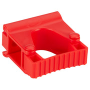 Vikan Wall Bracket, 3 7/16" x 3 1/4" - Red