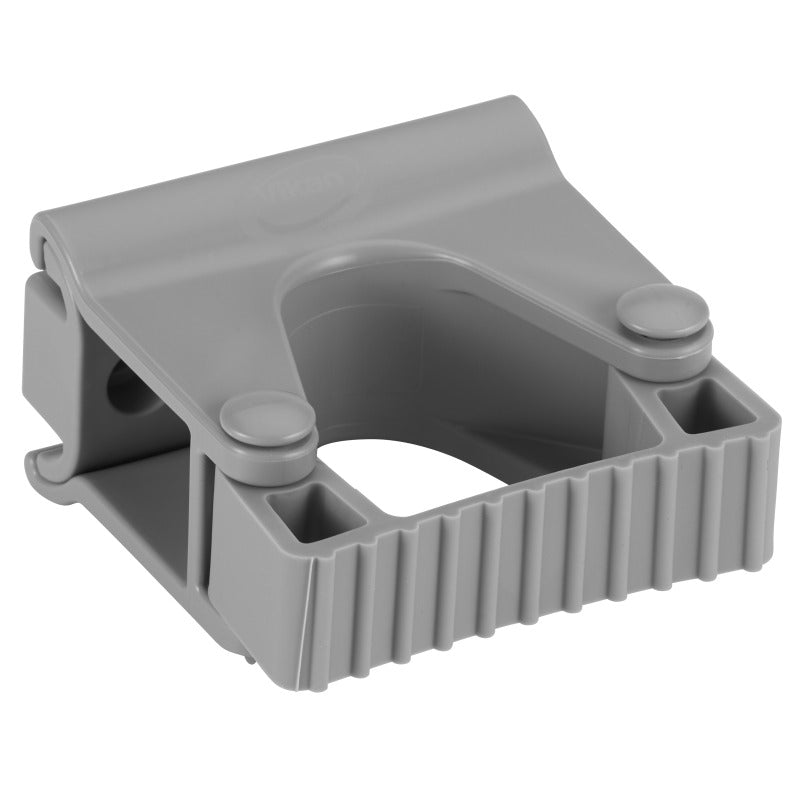 Vikan Wall Bracket, 3 7/16" x 3 1/4" - Gray