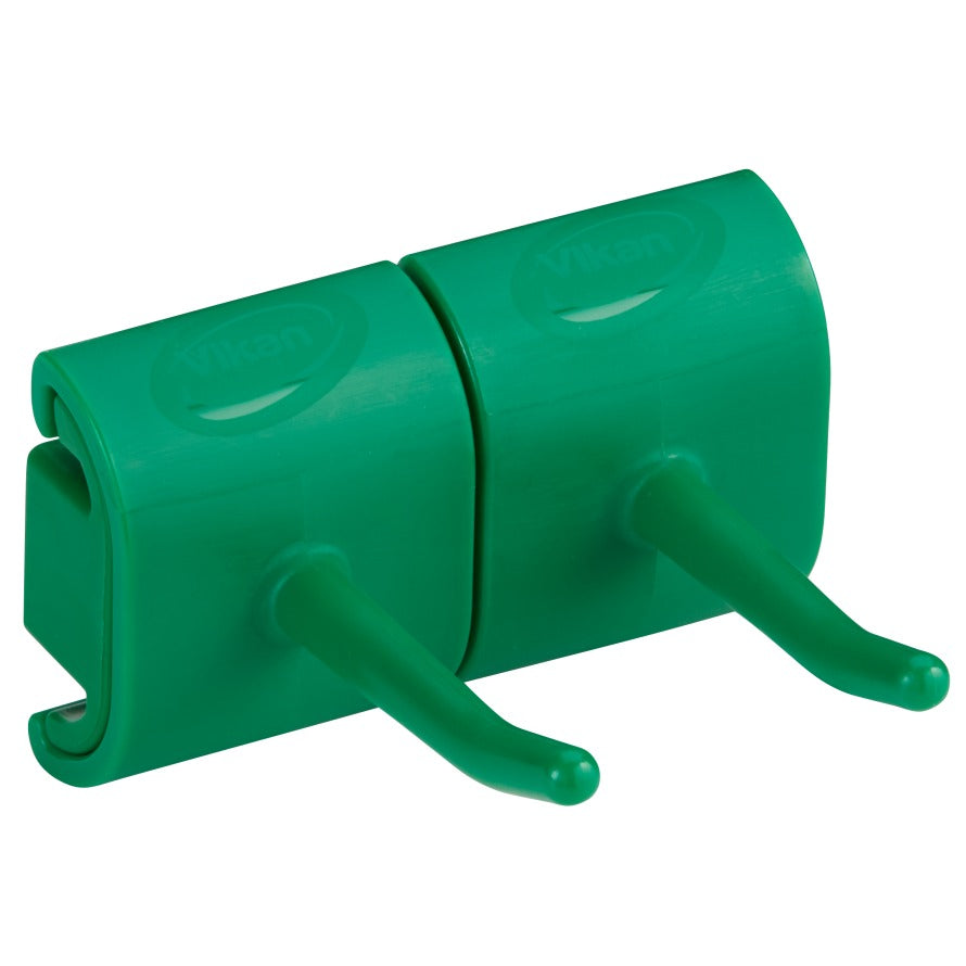 Vikan Plastic Wall Bracket, 3 1/8" x 3 1/4" - Green
