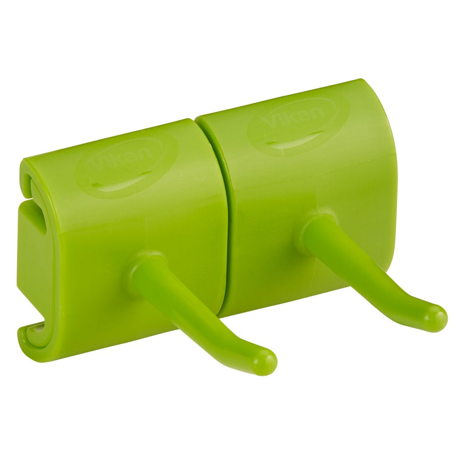 Vikan Plastic Wall Bracket, 3 1/8" x 3 1/4" - Lime