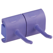 Vikan Plastic Wall Bracket, 3 1/8" x 3 1/4" - Purple
