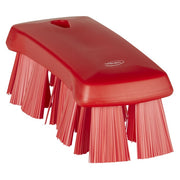 Vikan Ultra Safe Technology Hand Brush, 2 5/8" x 6 15/16" - Red