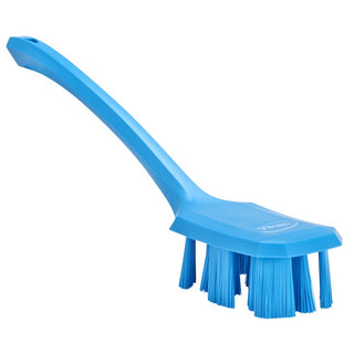 Vikan Ultra Safe Technology Hand Brush, 2 13/16" x 15 5/8" - Blue