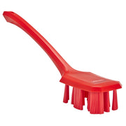 Vikan Ultra Safe Technology Hand Brush, 2 13/16" x 15 5/8" - Red
