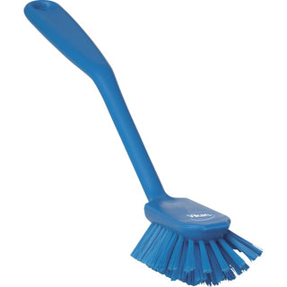Vikan Dish Brush, 2 7/16" x 11" - Blue