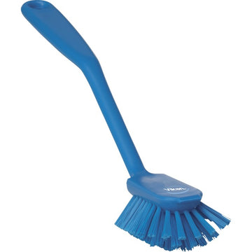 Vikan Dish Brush, 2 7/16" x 11" - Blue