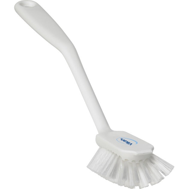 Vikan Dish Brush, 2 7/16" x 11" - White