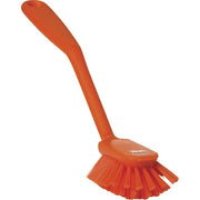 Vikan Dish Brush, 2 7/16" x 11" - Orange