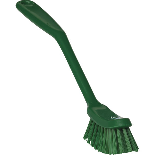 Vikan Dish Brush, 1" x 11 7/16" - Green