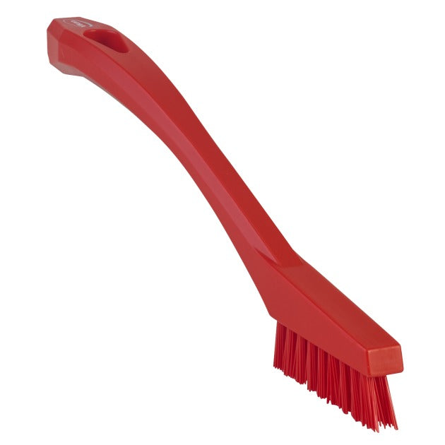Vikan Detail Brush, 13/16" x 8 1/8" - Red