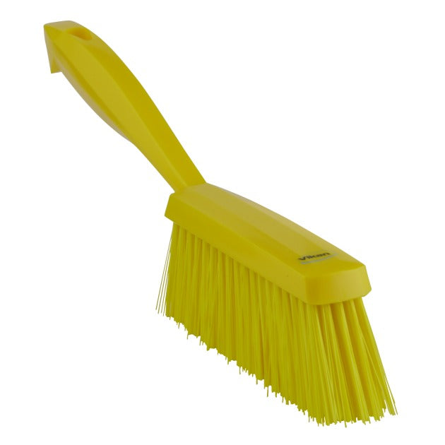 Vikan Hand Brush, 1 3/8" x 13" - Yellow